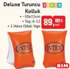 INTEX DELUXE TURUNCU ÇOCUK KOLLUK 30X15 CM